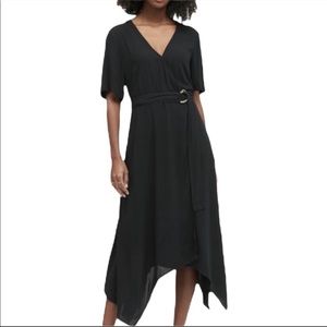 NWT Banana Republic Handkerchief Hem Wrap Dress